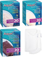 AquaClear 20 HOB Maintenance & Replacement Filter Media Kit, Including Gokul Brands Mesh Bags (AquaClear Activated Carbon Inserts 45g-1 Pack, BioMax Media 42g, Filter Foam Insert 1-Pack)