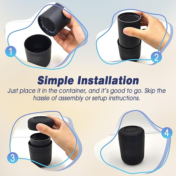 xcivi 2-Pack Air Filter Replacement Cartridges Compatible with Sploofy Personal Smoke Air Filter, Replacement Ideal, Cartridges for Personal Smoke