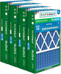 Filterbuy 16x25x5 Air Filter MERV 13 Optimal Smoke & Allergy Defense (4-Pack), Pleated HVAC AC Furnace Filters for Honeywell FC100A1029, Lennox X6670, and More (Actual Size: 15.75 x 24.75 x 4.38)