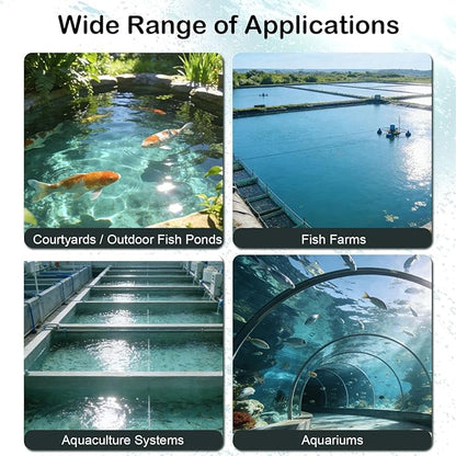 Koi Pond Rotary Drum Filter 3000GPH 220V, Fully Automatic Self-Cleaning Filter, High-Efficiency RDF for Koi Pond,Fish Pond,Aquarium,Fish Farm,Seedling Cultivation Base,Aquaculture,Hydroponics