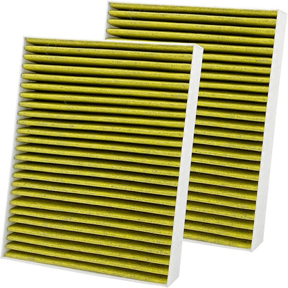 2pcs Capume for Cabin Air Filter JM880 Fits for Ascent 2019-2024, Crosstrek 2018-2024, Impreza 2017-2024, Legacy 2020-2025, Outback 2020-2025, Replacement for 72880-FL00A, 72880-FL500, CF12436