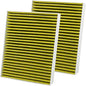 2pcs Capume for Cabin Air Filter JM880 Fits for Ascent 2019-2024, Crosstrek 2018-2024, Impreza 2017-2024, Legacy 2020-2025, Outback 2020-2025, Replacement for 72880-FL00A, 72880-FL500, CF12436
