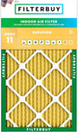 Filterbuy 16x36x1 Air Filter MERV 11 Superior Pet & Allergy Defense (1-Pack), Electrostatic Pleated HVAC AC Furnace Filters Replacement, Made in USA (Actual Size: 15.75 x 35.75 x 0.75)