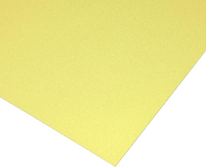 uxcell 4Pcs A4 Gel Light Lighting Filter Overlay Transparent Color Correction Plastic Vinyl PVC Sheets Photography Television Matte Yellow,0.5mm
