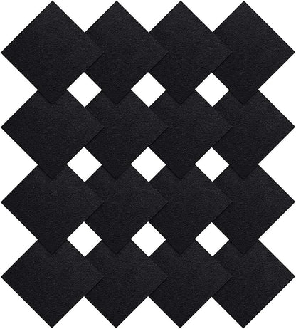 16 Pieces Compost Bin Filters Kitchen Compost Charcoal Filters Refills Replacement Filters for Kitchen Compost Bucket Pail Countertop Bins Filter, Square