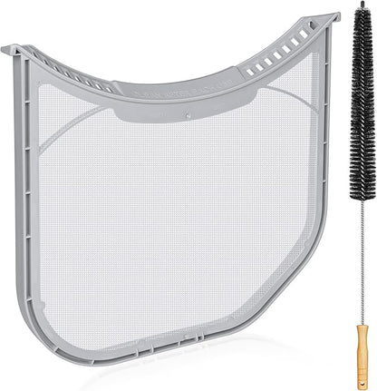 ADQ566564 Lint Filter Replacement for LG and Kenmore Dryers, Rim Without Felt Seal, Ultra Durable Lint Screen Trap with Dryer Vent Lint Brush
