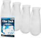 Aquatic Experts 4 inch Ring 100 Micron Felt Filter Sock - Filter Socks for Saltwater Aquarium, Sump Filter Sock, Freshwater Aquarium Socks, Reef Filter Sock (4"x14", 4 Pack)