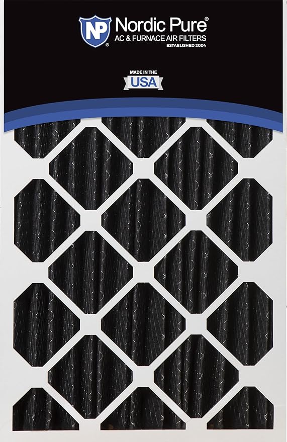 Nordic Pure 16x25x5 (Actual Size: 15 3/4 x 24 3/4 x 4 3/8) Honeywell/Lennox Replacement Odor Reduction Merv 8 Filter 1 PK