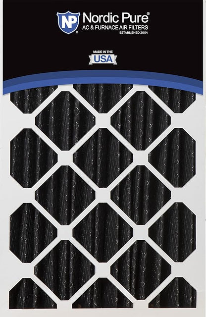 Nordic Pure 16x25x5 (Actual Size: 15 3/4 x 24 3/4 x 4 3/8) Honeywell/Lennox Replacement Odor Reduction Merv 8 Filter 2 PK