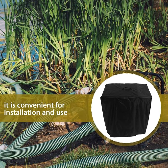 Pool Pump Cover for Outdoor Garden and Pool Filter Pumps Protective Case 55x50x62cm