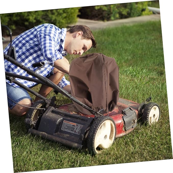 Lawn Mower Engine Cover Sun Shade and Dust Sleeve Easy Installation for Garden Equipment Fits Mowers