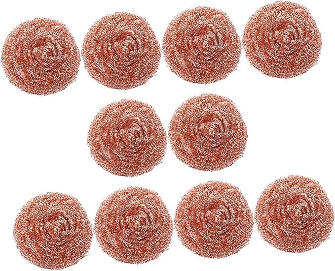 10pcs Copper Cleaning Balls for Soldering Iron Tips Nozzle Cleaner Soldering Ball Dry Use Safe and Clean
