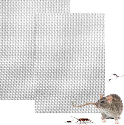 Stainless Steel Woven Wire Mesh, 304 Insect Screen, 30 Mesh Window Grid, Metal Netting, Ripstop Wire Cloth, Air Vent Protection Mesh, Woven Stainless Filter Panel
