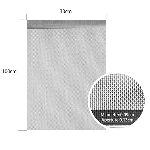 2 Packs 304 Stainless Steel Woven Wire 120 Mesh Fine Screen Mesh Steel Woven Mesh for Filter Mesh, Filtration Cloth, 11.8 x 39.3 Inch
