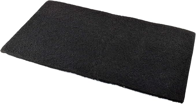 HQRP 4-Pack 18x10 Activated Carbon Filter Media Pad for Deep Blue Professional ADB41002 Carbon Pad Replacement (Cut to fit)