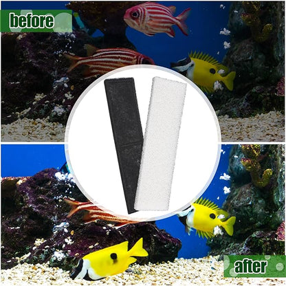 Pangda 12 Pcs Carbon Filter Foam Pads and Foam Filters Compatible with U4 Range of Internal Underwater Sponge Aquarium Underwater Filter Accessories for Internal Replacement Aquarium Fish Tank