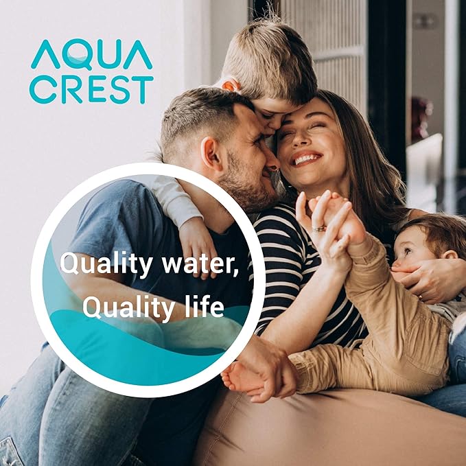 AQUA CREST AP110 Whole House Water Filter, Sediment Filter, 5 Micron, Replacement for 3M® Aqua-Pure AP110, Culligan® P5, APEC, GE FXUSC, Whirlpool®, Any 10" x 2.5" Home Water Filter, Pack of 10
