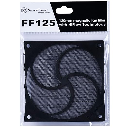 Silverstone Technology Hiflow Magnetic 120mm Fan Filter FF125