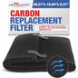 Cut to Fit Activated Carbon Filter Sheet 10x49" Compatible with Honeywell Furnace HVAC, Universal Air Purifier Charcoal Filter Roll for HVAC, AC, Window, Range Hood by LifeSupplyUSA