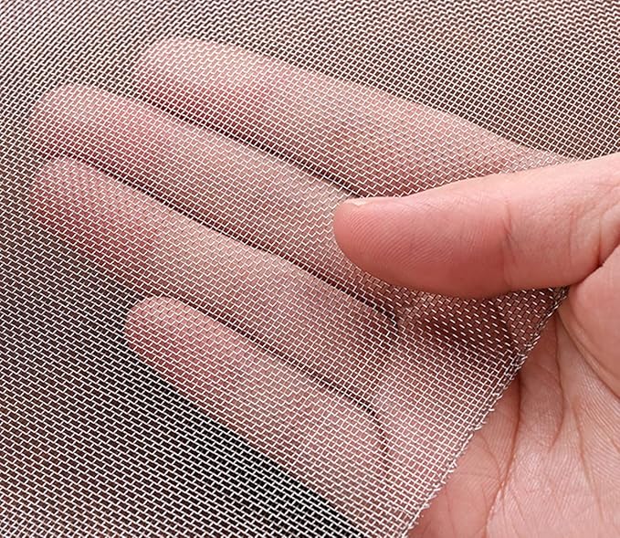 Stainless Steel Woven Wire Mesh Stainless Steel Wire Mesh 30 Mesh/150 Mesh Steel Woven Mesh Tear Resistant Filter Screen Sheet for Rodent Control Anti Mosquito Insect