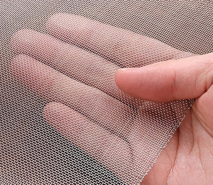 Stainless Steel Woven Wire Mesh Stainless Steel Wire Mesh 30 Mesh/150 Mesh Steel Woven Mesh Tear Resistant Filter Screen Sheet for Rodent Control Anti Mosquito Insect