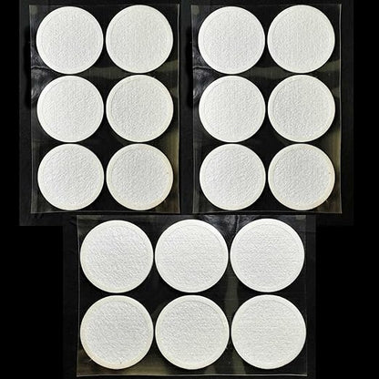 Microppose Original Synthetic Polyfil 2.5" Monotub Adhesive Filter Disks (6-Pack)
