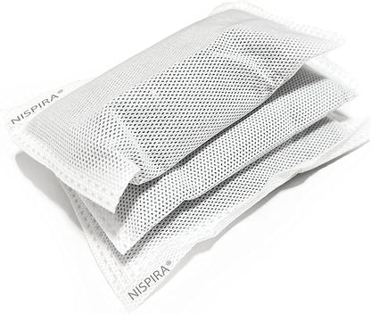 Nispira Activated Charcoal Odor Filter Refill Deodorizers 6 Packs For Trash Cans 8 Gallon and Larger, Compatible with Itouchless