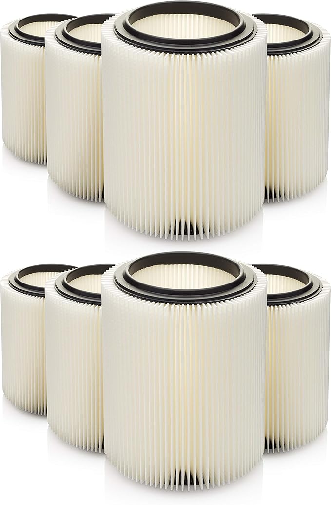 Replacement Compatible for Craftsman Part # 17816 and Ridgid VF4000, 8 Pack