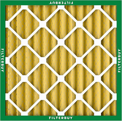 Filterbuy 16x16x2 Air Filter MERV 11 Superior Pet & Allergy Defense (4-Pack), Electrostatic Pleated HVAC AC Furnace Filters Replacement, Made in USA (Actual Size: 15.50 x 15.50 x 1.75)