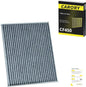[GAS & HYBRID ONLY] Cabin Air Filter for Jeep Wrangler 2018-2025 & Gladiator 2020-2025 (Not for Diesel), Activated Carbon, OE# 68565698AA, CF12450, XC11724