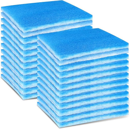 24 Pack Dryer Filter Replacement, Pre-Cut Portable Dryer Filters Compatible with FUNMAS Indoor Dryer Vent System MERV 7 Double Layer Filtration