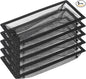 Floor Register Cover Trap，Floor Air Vent Cover Screen for Home Air Vent Filters 5-Pack Floor Vent Mesh Filters Net Trap… (4 x 10 Inch)