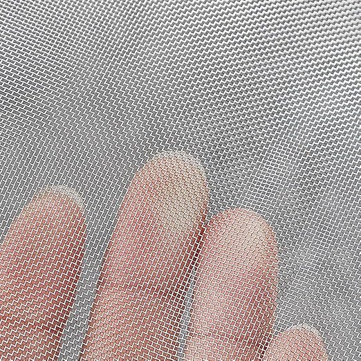 LTKJ 304 Stainless Steel Woven Wire 200 Mesh 75 Micron Fine Screen Mesh Steel Woven Mesh for Filter Mesh, Filtration Cloth, 11.8 x 23.6 Inch