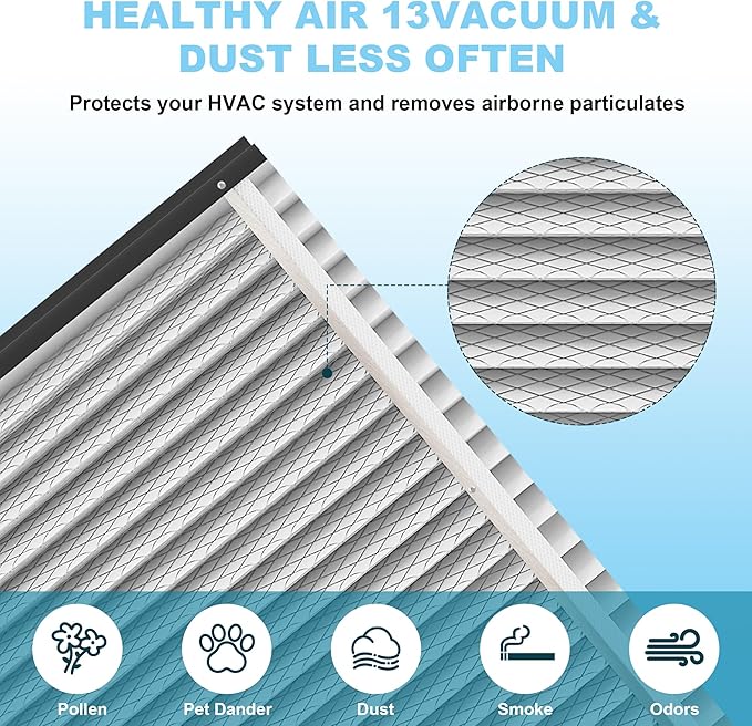 213 Replacement Filter for AprilAire Whole House Air Purifier, Models 1210, 1620, 2120, 2200, 2210, 2216, 3210, 4200, MERV 13 Furnace Air Purifier, (Actual Size: 20.8x24.8x4 Inch), 1Pack