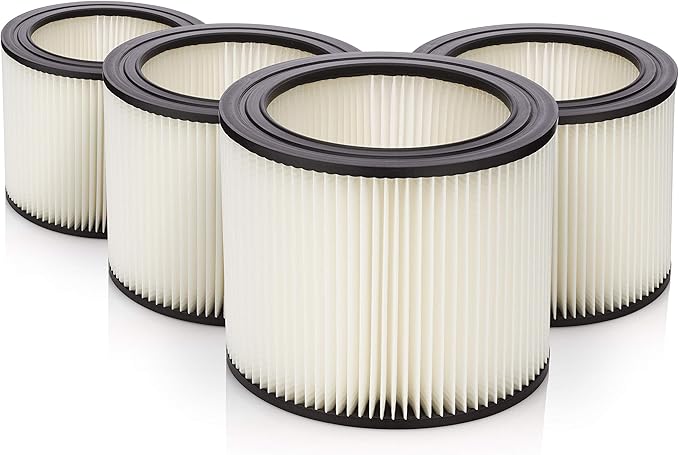 Kopach Replacement Filter for Vacmaster Shop Vacs, Part # VCFS, 4 Pack, Original Kopach Filter