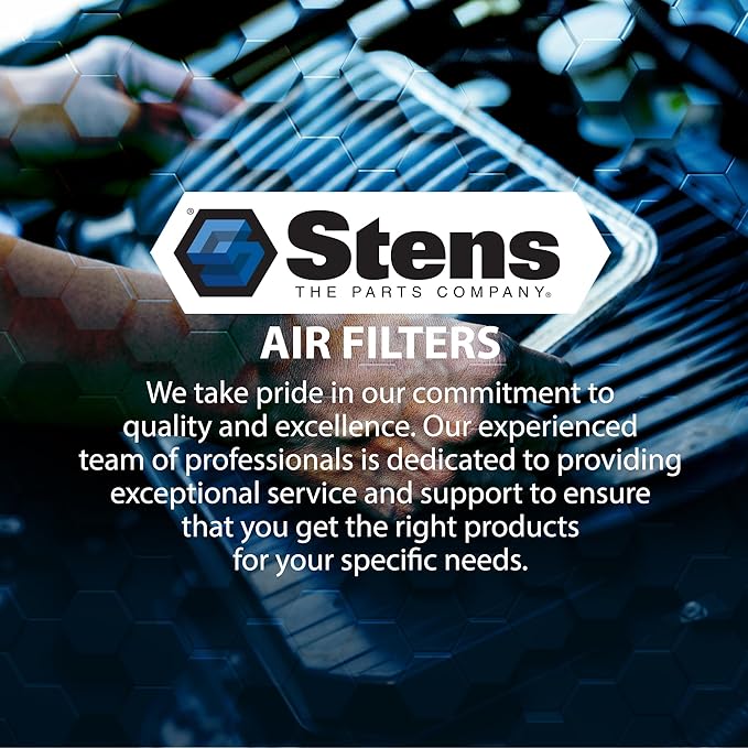 Stens Air Filter 100-222 Compatible with Tecumseh ECV100, LEV90, LEV100, LEV115, OVRM60 and TC300 33342, 63087A, 35066, 740019B, 740095