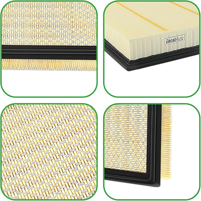 Engine & Cabin Air Filter Set for Ford Explorer 2.3L/3.0L (2020-2023); for Lincoln Aviator 3.0L (2020-2023); for Police Interceptor Utility 3.0L (2020-2024); Replace 7T4Z9601A, JX6Z9601A