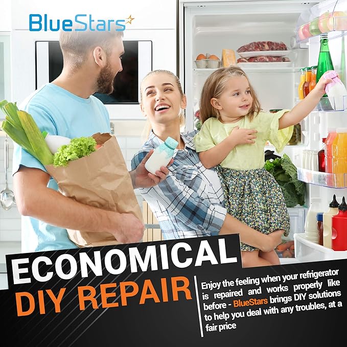 BlueStars WP2260518W 2260502W Refrigerator Water Filter Cap Replacement - Compatible with Whirlpool & Kenmore Refrigerators - Replaces 2260518W WP2260518WVP PS11739972