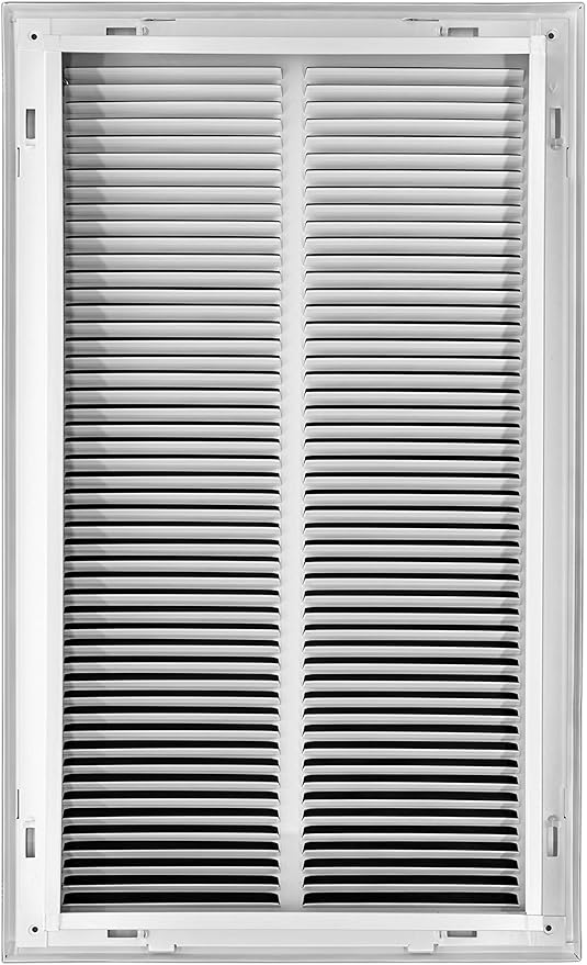 Venti Air 14" X 25" Steel Return Air Filter Grille - Removable Face/Door for 1 inch Filters - HVAC Duct Cover Grill (2-3 Business Day Delivery) [Outer Dimension: 16.5"W X 27.5" H]