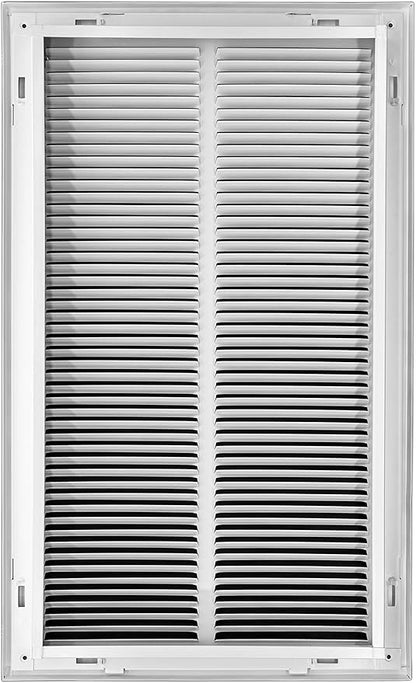 Venti Air 14" X 25" Steel Return Air Filter Grille - Removable Face/Door for 1 inch Filters - HVAC Duct Cover Grill (2-3 Business Day Delivery) [Outer Dimension: 16.5"W X 27.5" H]