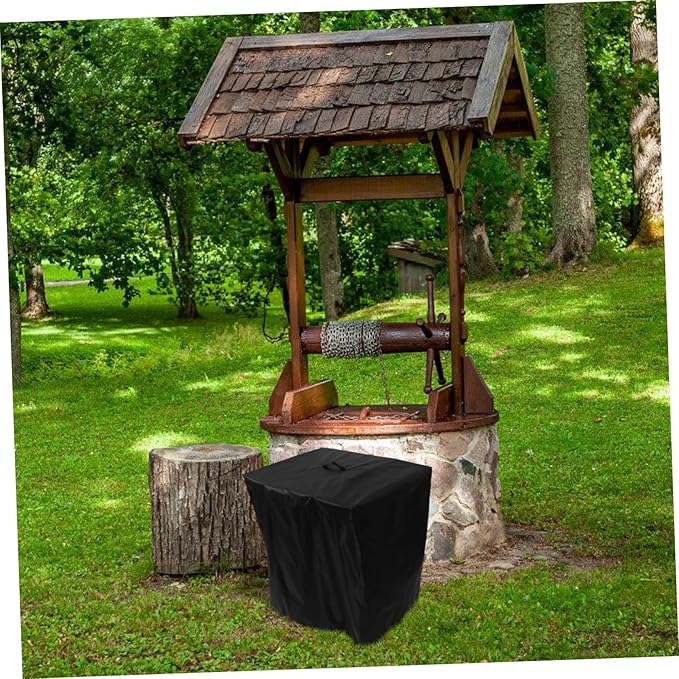 KESYOO Pool Pump Cover Filter Pump Enclosure for Outdoor Units Drawstring Closure for Winter Large