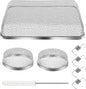 SVNR 3 Pack Flying Insect Screen for RV Refrigerator Vents, 8.5" x 5.8" x 1.5" & 1.4" x 2.8" x 1.4", Camper RV Furnace Vent Screen Accessories.