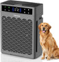 Air Purifiers for Home Large Room, Cover Up to 3000 Ft² with Air Quality Monitor and Timer, HEPA Filter Air Purifier for Bedroom with Fragrance, Air Cleaner for Dorm Room, Office - Grey