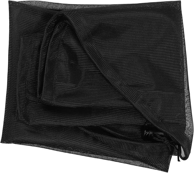 Rain Mesh Cover, Mesh Cover for Rain Barrels, Drawstring Leaf Filter Water Collection Buckets Tank Protector Outdoor Garden Net Screen to Keeps from Leaves and Debris (Dia