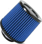 Cold Air Intake Filter High Performance Washable Filter Clamp-On Replacement Air Filter Flange Diameter 3inch/76mm Blue