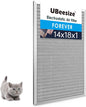 UBeesize 14x18x1 Air Filter HVAC AC Furnace Filter,MERV 8,Reusable Washable, Lasts a Lifetime,Permanent Air Filter,Breathe Fresher,Home And Office(Actual Size:13.74x17.83x0.8Inch)