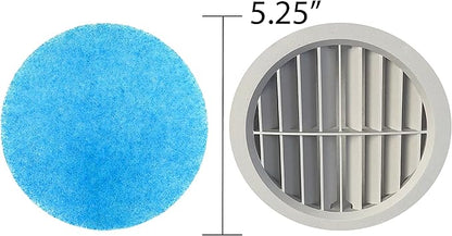 FilterTime RV FT-525 RV Air Filter 5.25" Round Air Duct AC Filter Replacement (4 filters per pack) MERV 6 Air Filter | Made in USA…