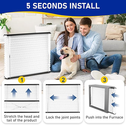 2Pack 213 Replacement Filter Compatible with Aprilaire Size: 20x25x4 MERV 13 Whole House Air Purifiers model:210, 1620, 2210, 2216, 3210, 4200.Not fit for 1213 UPGRADE KIT(MODEL 2120 OR 2200)