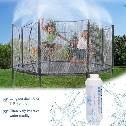 Mornajina Calcium Inhibitor Filter, Outdoor Misting System Protector for Mist Nozzle, Preventing Scale Buildup from Clogging Up