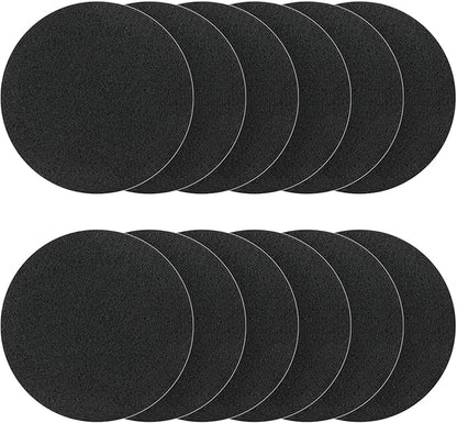 Charcoal Filters for Compost Bucket, 12 Pack Compost Bin Filter, 6.7 inch Compost Filters for Countertop Bin, Fits Most Kitchen Compost Bins, Long-Lasting Odor Elimination